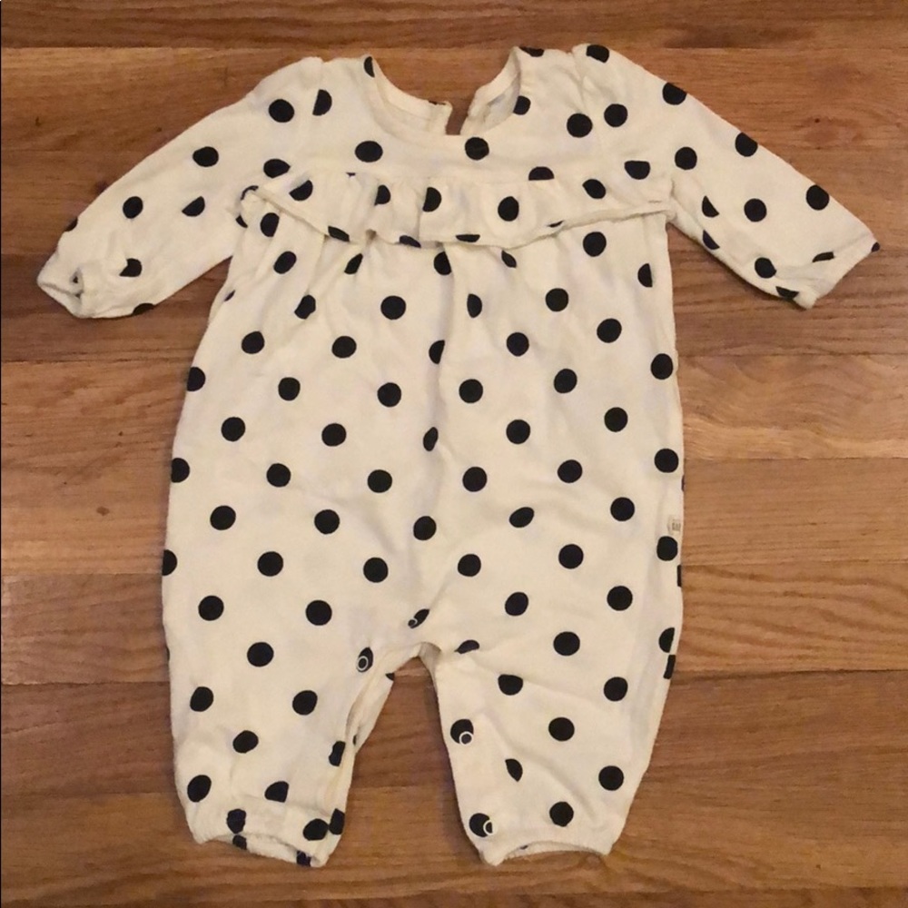 Gap Baby Organic Cotton Ruffle One-Piece